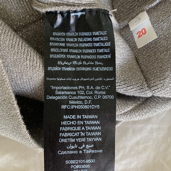 BEBE silver dress - Picture 7 of 8